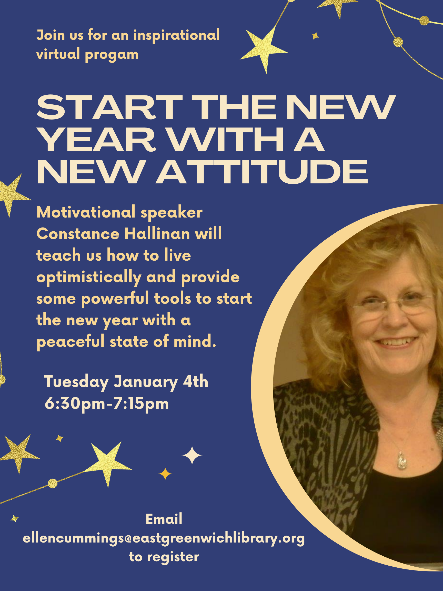 start the new year with a new attitude poster