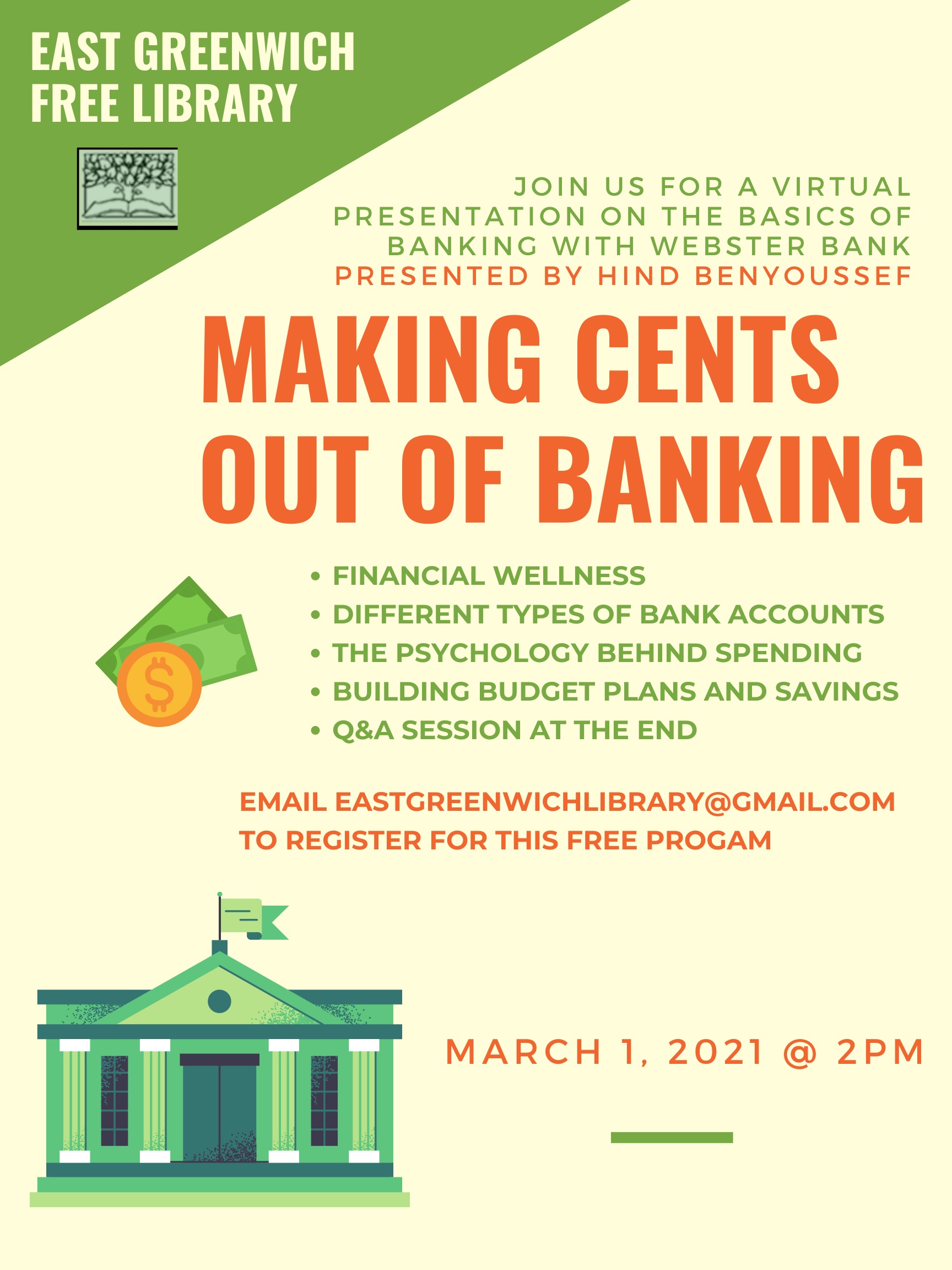 Making Cents out of Banking Flyer